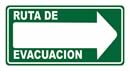 GS-126 SEÑALAMIENTO DE RUTA DE EVACUACION DERECHA